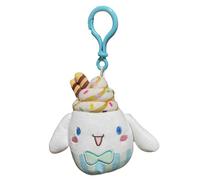 Squishmallows Official Jazwares 3.5-Inch Bag Clip Sanrio Hello Kitty Friends Squad (Blue)