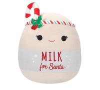 Squishmallows Official KellyToy Christmas 2023 - Choose 5-inch or 8-inch (Arlene Milk for Santa, 8 Inch), (SQXM23)