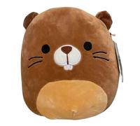 Squishmallows Official Kellytoy Plush 8 Inch Squishy Soft Plush Toy Animals (Chip Beaver (No Glasses))