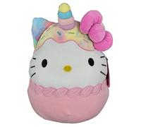 Squishmallows Official Kellytoy Sanrio Squad Squishy Stuffed Plush Toy Animal (Hello Kitty (Cupcake), 8 Inches)