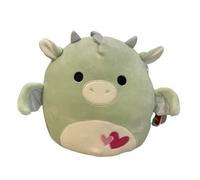 Squishmallows Official Kellytoy Valentines Squad Squishy Soft Plush Toy Animal (8 Inch, Desmund Dragon)