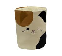 Squishmallows Official Storage Bin | Cam Cat Design, Toy Box Laundry Basket | Organiser For Children's Bedroom, Kids Playroom | 38 x 31 x 31cm Cotton Canvas