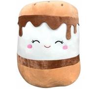 Squishmallows Oficial Kellytoy Food Plush Toys Soft Plush Animal (Carmelita Smores, 8 Inch)