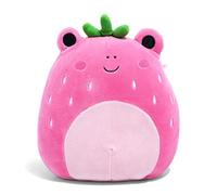 Squishmallows Oficial Kellytoy Food Squad Plush Toys Soft Plush Animal (Adabelle Strawberry Frog, 8 Inch)