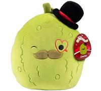 Squishmallows Original 10-Inch Charles The Fancy Pickle - Official Jazwares Plush - Collectible Soft Squishy Stuffed Animal Toy - Add to Your Squad - Gift for Kids, Girls & Boys