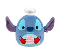 Disney Squishmallows Original Plush Chef Stitch – 10-Inch with Cake – Jazwares