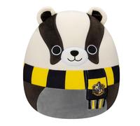 Squishmallows Original 10 Inch Harry Potter Hufflepuff Badger Medium-Sized Plush, Black