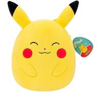 Squishmallows 25cm Pokémon Pikachu - Yellow/Red - Offical Pokemon stuffed toy for children 3+