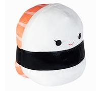 Squishmallows Original 10-Inch Solenn The Salmon Sushi - Official Jazwares Plush - Collectible Soft & Squishy Sushi Stuffed Animal Toy - Add to Your Squad - Gift for Kids, Girls & Boys