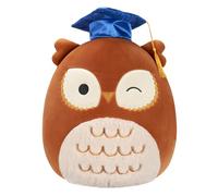 Squishmallows Original 12-Inch Arella Brown Owl with Graduation Cap - Official Jazwares Plush