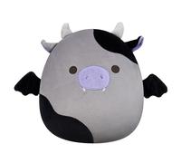 Squishmallows Original 12-Inch Bridgette Grey and Black Cow Bat - Official Jazwares Plush (Medium-Sized)
