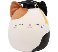 Squishmallows Original 12-Inch Cam the Calico Cat in Graduation Cap - Offical Jazwares Plush (Medium-Sized)