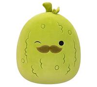 Squishmallows Original 12-Inch Charles Pickle with Mustache - Medium-Sized Ultrasoft Official Jazwares Plush