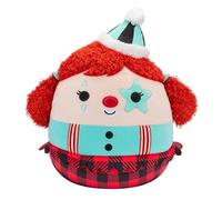 Squishmallows Original 12-Inch Eurydice Clown with Teal Star Eye Patch - Official Jazwares Plush