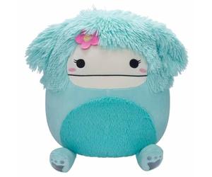 Squishmallows Original 12-Inch - Joelle the Teal Bigfoot with Flower Pin