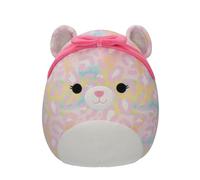 Squishmallows Original 12-Inch - Michaela the Pink Rainbow Leopard with Pink Headband