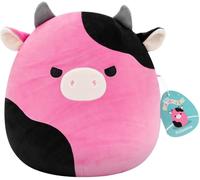Squishmallows Original 12-Inch Pollyanna the Black and Pink Cow