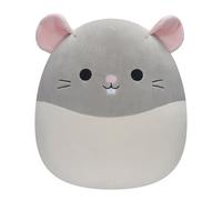 Squishmallows Original 12-Inch - Rusty the Grey and White Rat, Pequeño