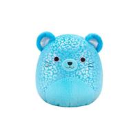 SQUISHMALLOWS SQCR Medium Plush, 12 inch, Sarge Blue Jaguar with Iridescent Spots