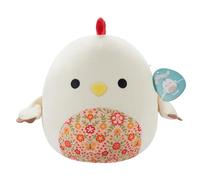 Squishmallows (Jazwares) Plush Toy Todd the Beige Rooster 12 in Floral Belly