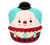 Squishmallows Original 12-Inch Ukee Clown with Teal Hair and Black Bowler Hat - Official Jazwares Plush