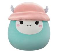 Squishmallows Original 12-Inch Yollie the Mint Yeti with Bucket Hat
