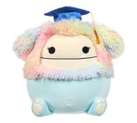 Squishmallows Original 12-Inch Zozo Blue Bigfoot with Rainbow Mane and Graduation Cap - Official Jazwares Plush