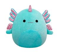 Squishmallows Original 14-Inch Bellamy the Teal Axolotl Alicorn with Shimmery Accent