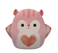 Squishmallows Original 14-Inch Gabourey Peach Flying Squirrel with Sequin Heart - Official Jazwares Large Plush