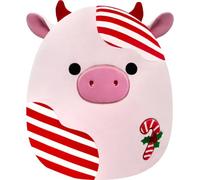 Squishmallows Original 14-Inch Patton the Red Peppermint Cow | Ultrasoft Official Jazwares Holiday Plush
