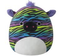 Squishmallows 14-Inch Neon Stripe Zebra with Rainbow Mane Plush - Add Safiyah to Your Squad, Ultrasoft Stuffed Animal Large Plush Toy, Official Kellytoy Plush