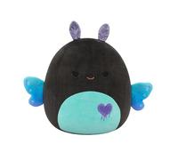 Squishmallows Original 14in Salem The Mischievous Black and Teal Moth - Official Jazwares Plush (Large)
