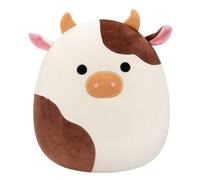 Squishmallows Original 16-Inch Ronnie the Cream and Brown Cow