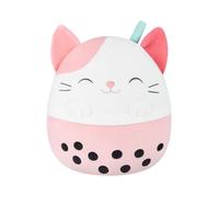 Squishmallows Original 16-Inch Roxy the Pink Calico Cat Boba Tea | Official Jazwares plush, super-soft cuddly toy