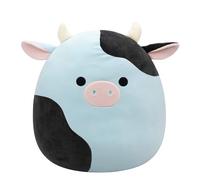 Original Squishmallows 20' Soft Toy - Cillian the Blue and Black Cow