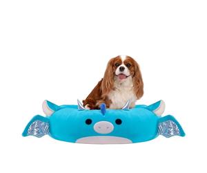 Squishmallows Original 24-Inch Tatiana the Dragon Pet Bed - Medium-Sized Ultrasoft Official Plush Pet Bed