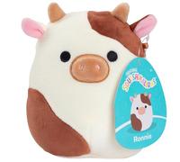 Squishmallows Original 5-Inch Ronnie the Brown Cow - Official Jazwares Little Plush - Collectible Soft & Squishy Mini Stuffed Animal Toy - Stocking Stuffer Gift for Kids, Girls & Boys