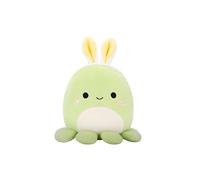 Squishmallows Original 5in Caleb The Green Octopus with Bunny Ears - Official Jazwares Plush (Little)