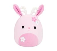Squishmallows Original 7.5-Inch Akiyo the Pink Sakura Jackalope - Official Jazwares Plush