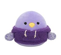 Squishmallows Original 7.5-Inch Anoushka the Parakeet with a Wooly Hoodie