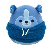 Squishmallows Original 7.5-Inch Botera the Navy Blue Sheltie with a Wooly Hoodie