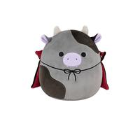 Squishmallows Original 7.5-Inch Bridgette the Grey and Black Cow Halloween Plush