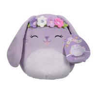 Squishmallows Original 7.5-Inch Bubbles the Lavender Bunny With Flower Crown