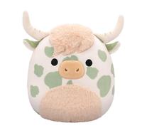 Squishmallows Original 7.5 Inch - Celestino the Sage Green Spotted Highland Cow