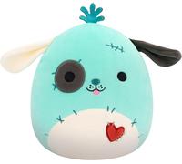 Squishmallows Original 7.5-Inch Halloween Dookdook the Teal Patchwork Dog