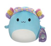Squishmallows Original 7.5-Inch Irina the Teal Axolotl with Rainbow Gills and Purple Headband