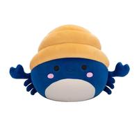 Squishmallows Lenore the Navy and Tan Hermit Crab 7.5" Plush Soft Toy