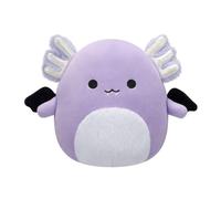 Squishmallows Original 7.5-Inch Monica the Purple Axolotl with Bat Wings