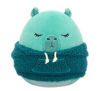 Squishmallows Original 7.5-Inch Nastia the Capybara with a Wooly Hoodie