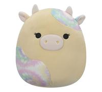 Squishmallows Original 7.5-Inch Rina the Yellow Cow with Tie-Dye Spots - Official Jazwares Plush
